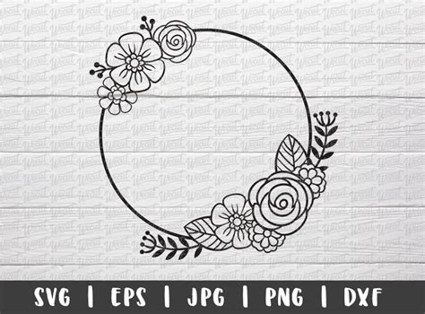 Download 450+ Floral Frame SVG for Cricut Machine